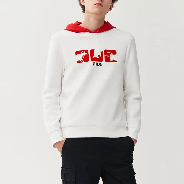 Suéter de cuello alto de punto deportivo casual para hombre, blanco
