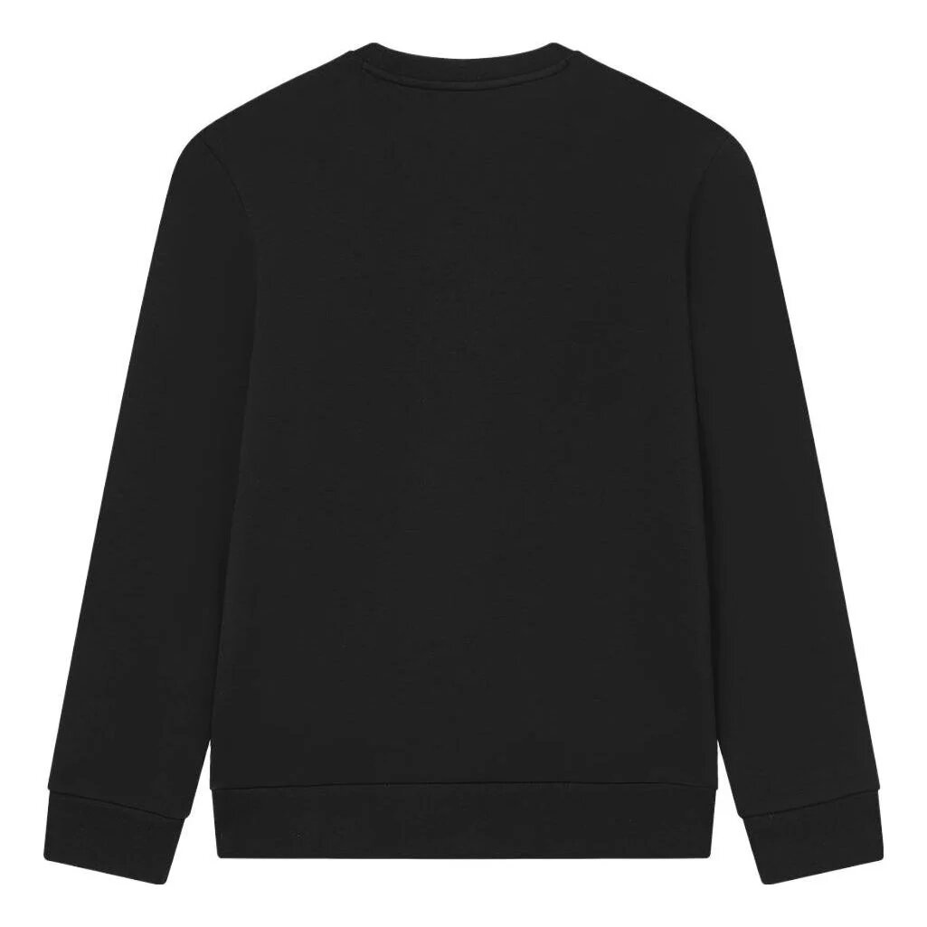 Suéter de cuello redondo azul de la línea blanca del Core Design Museum de Dinamarca «Negro»
