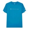 Suéter deportivo de cuello redondo, estilo casual, de manga corta, pantalones cortos azules
