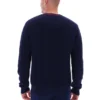 Suéter Fila Kallum de cuello redondo con textura tipo waffle en azul marino