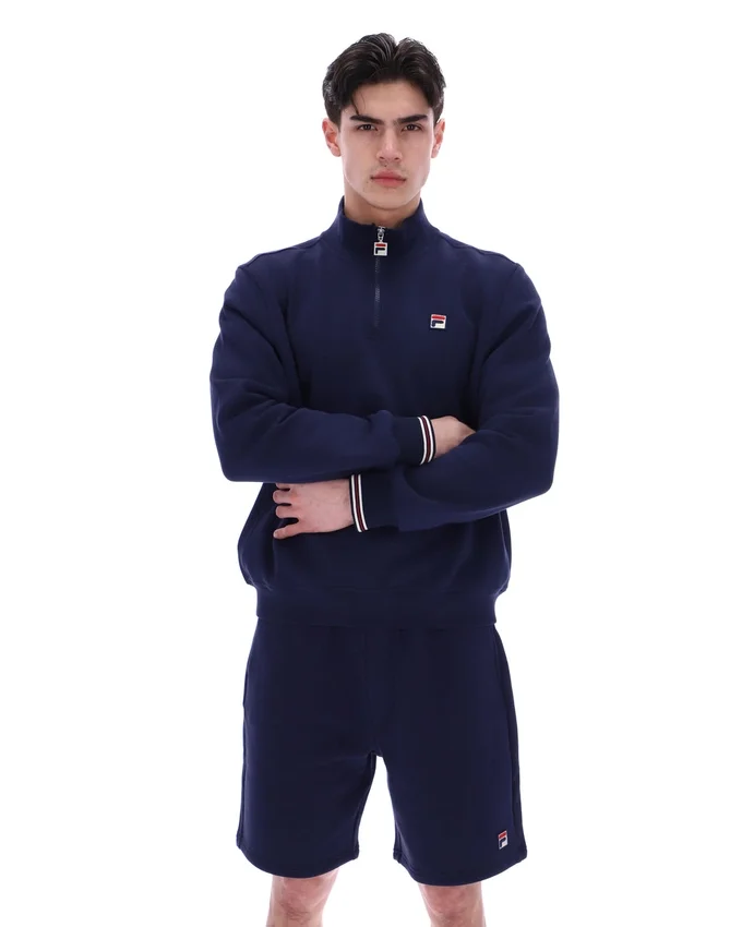 Suéter Fila Navy Ramy F-Box con cremallera de 1/4