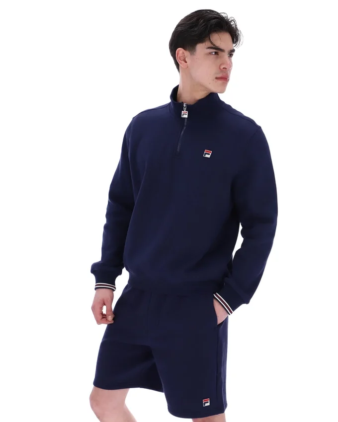 Suéter Fila Navy Ramy F-Box con cremallera de 1/4