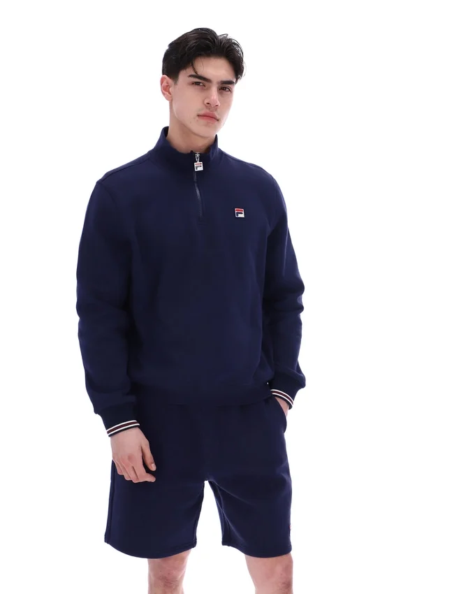 Suéter Fila Navy Ramy F-Box con cremallera de 1/4