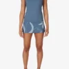 Top azul de tenis Essential con espalda en forma de U