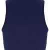 Top corto con cremallera Fila x TALA SKINLUXE en azul marino