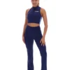 Top corto con cremallera Fila x TALA SKINLUXE en azul marino