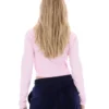 Top corto de cuello alto Pinkaboo Heidi