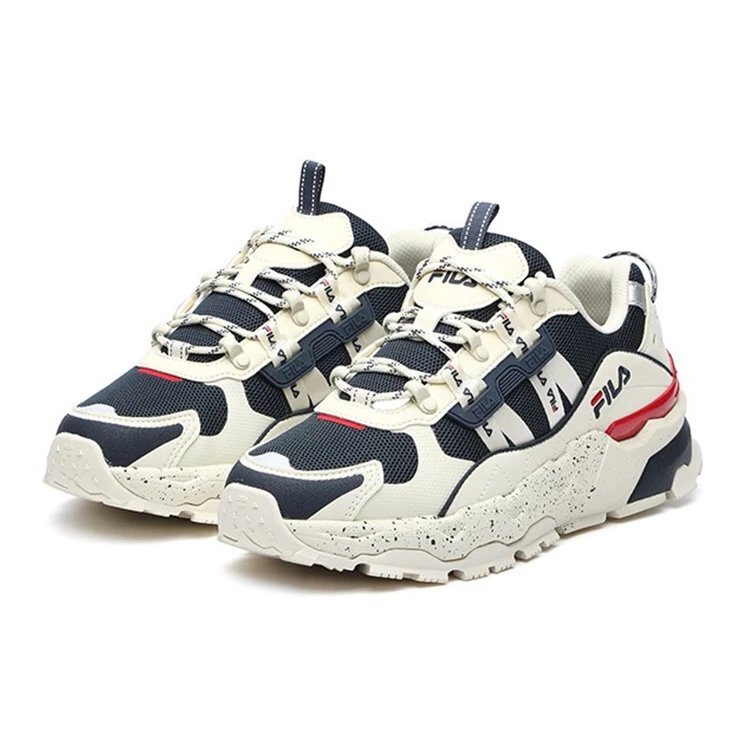 Trek 1 Low «Blanco, azul y rojo»