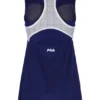 Vestido de jersey de malla para mujer en azul marino con pantalones cortos incorporados