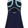 Vestido de jersey para mujer en azul marino oscuro con pantalones cortos incorporados