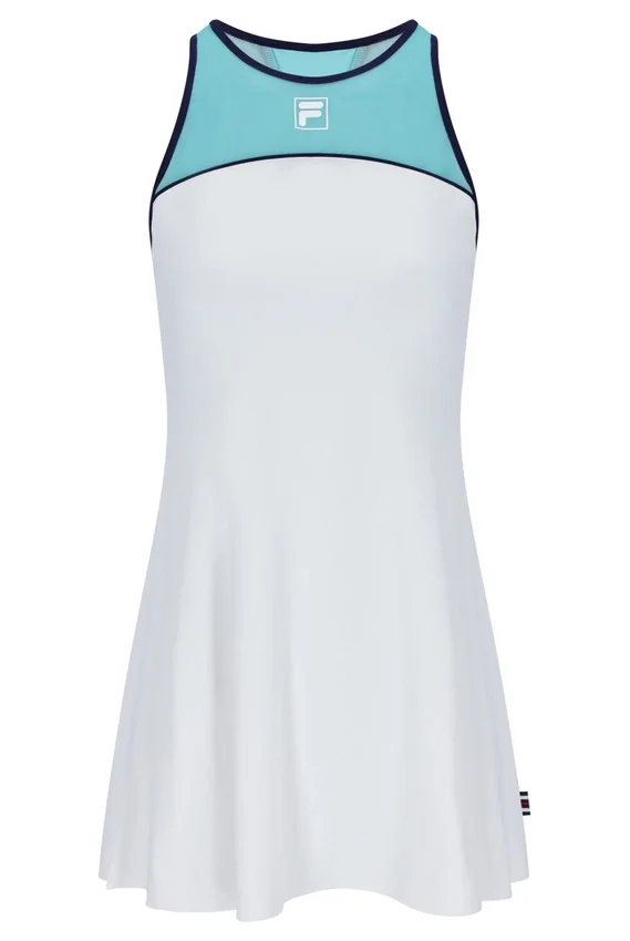 Vestido de jersey para mujer en color aguamarina con pantalones cortos incorporados