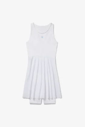 Vestido sin costuras Center Court blanco