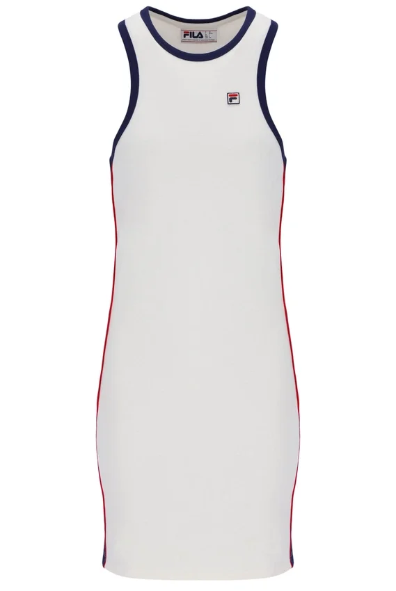 Vestido sin mangas Jagna Racer en color Gardenia