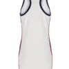 Vestido sin mangas Jagna Racer en color Gardenia