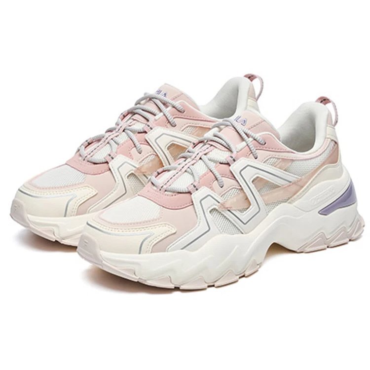 Zapatillas Aurora «Blanco Rosa Púrpura»
