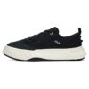 Zapatillas bajas de lona antideslizantes y duraderas «Negro Blanco»