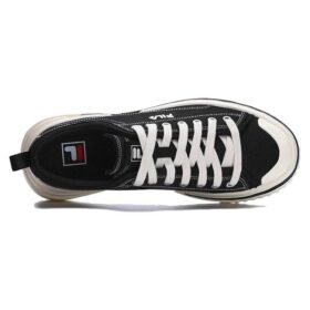 Zapatillas bajas de lona para patinar «Negro Blanco»
