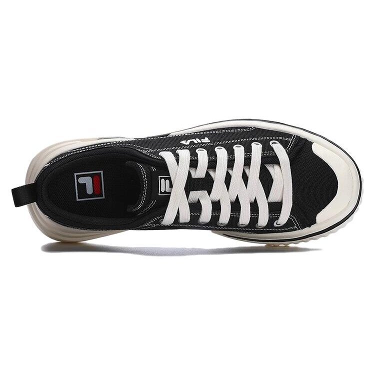 Zapatillas bajas de lona para patinar «Negro Blanco»