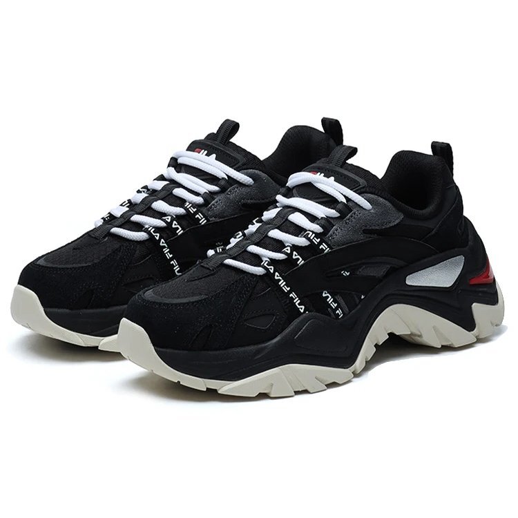 Zapatillas bajas gruesas Heritage-FHT GS Negro