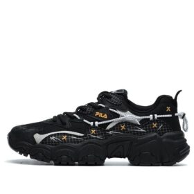Zapatillas bajas Pepe Shimada x Fila, color negro