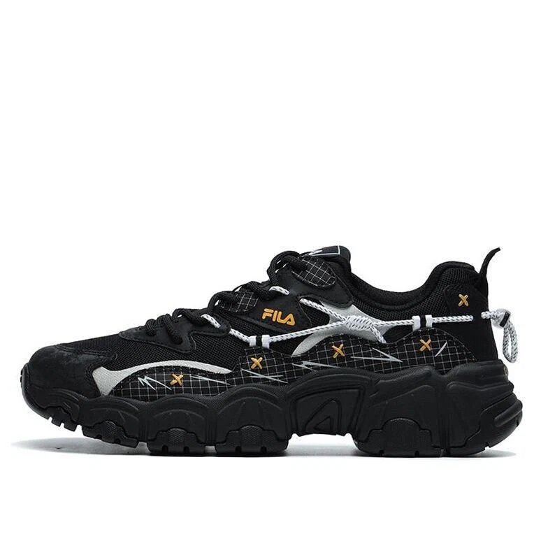 Zapatillas bajas Pepe Shimada x Fila, color negro