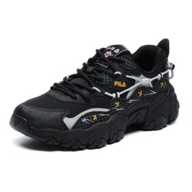 Zapatillas bajas Pepe Shimada x Fila, color negro