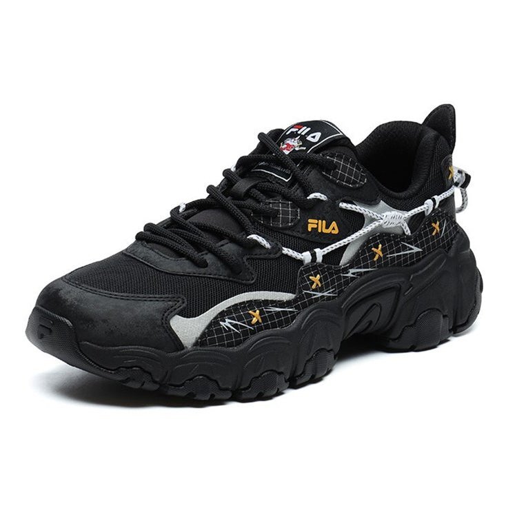 Zapatillas bajas Pepe Shimada x Fila, color negro