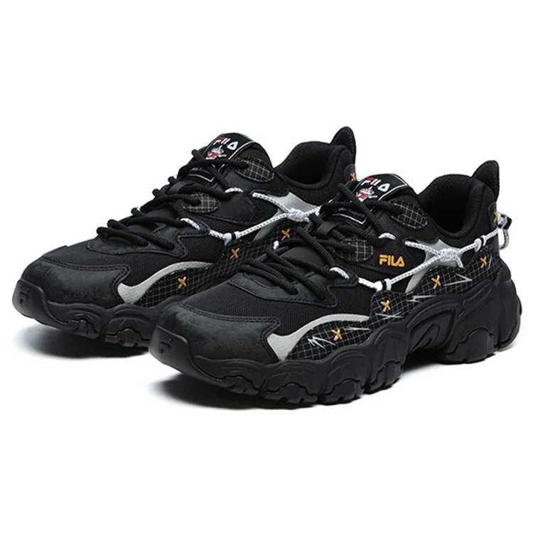 Zapatillas bajas Pepe Shimada x Fila, color negro
