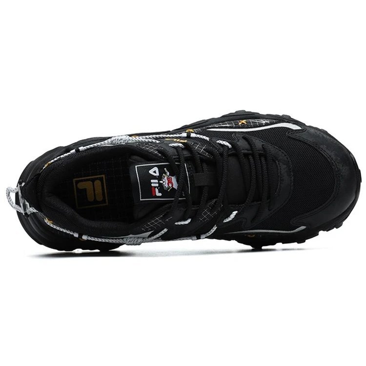Zapatillas bajas Pepe Shimada x Fila, color negro