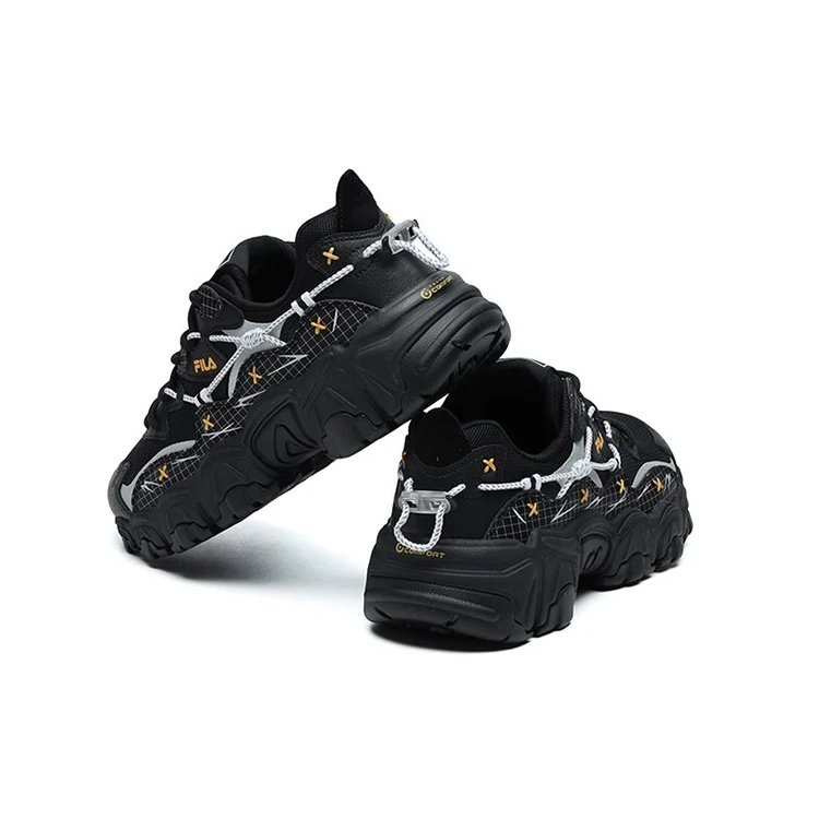Zapatillas bajas Pepe Shimada x Fila, color negro