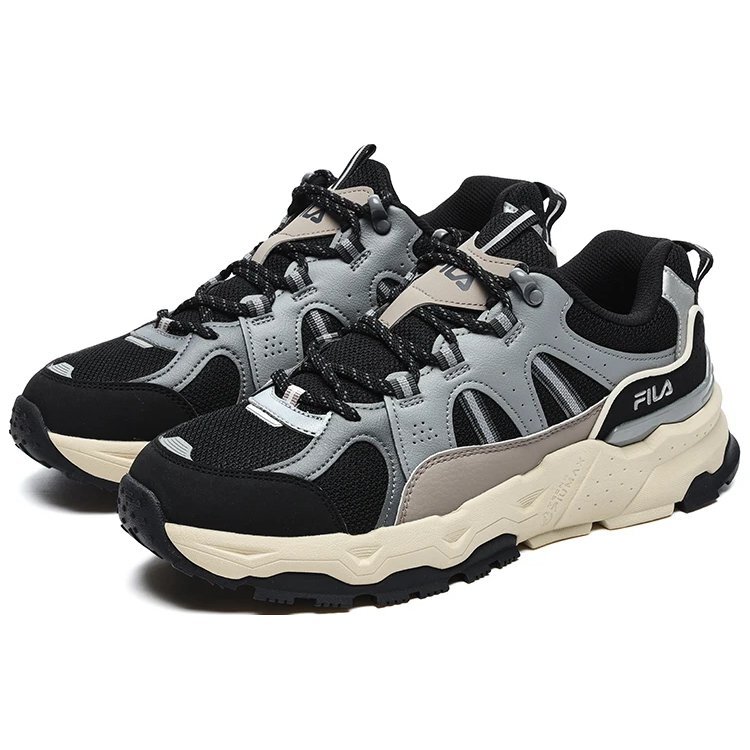 Zapatillas bajas Trek 1s «Negro-Plata»