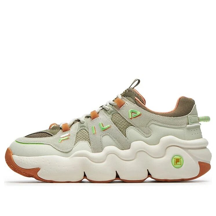 Zapatillas Barricade Low «Verde, blanco y naranja»
