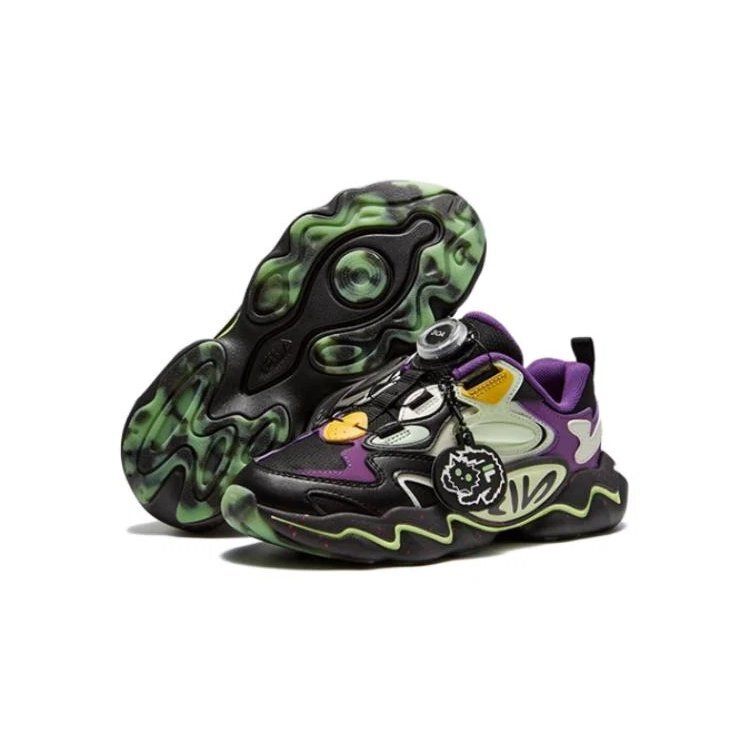 Zapatillas Boa «Púrpura, negro y verde»