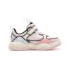 Zapatillas casuales «Blanco, azul y rosa»