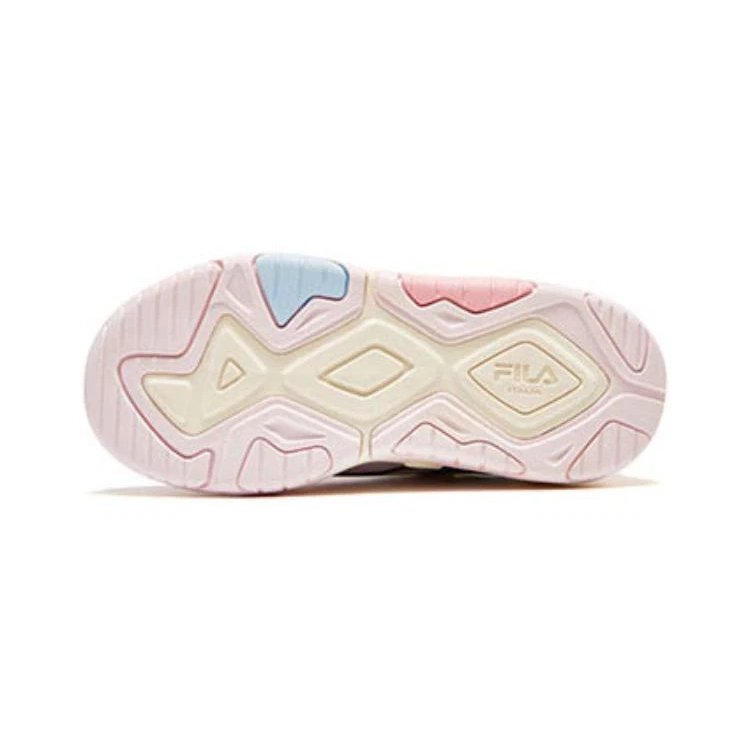 Zapatillas casuales «Blanco, azul y rosa»