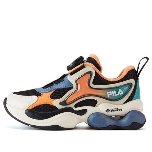 Zapatillas casuales «Blanco, naranja, azul»