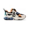 Zapatillas casuales «Blanco, naranja, azul»