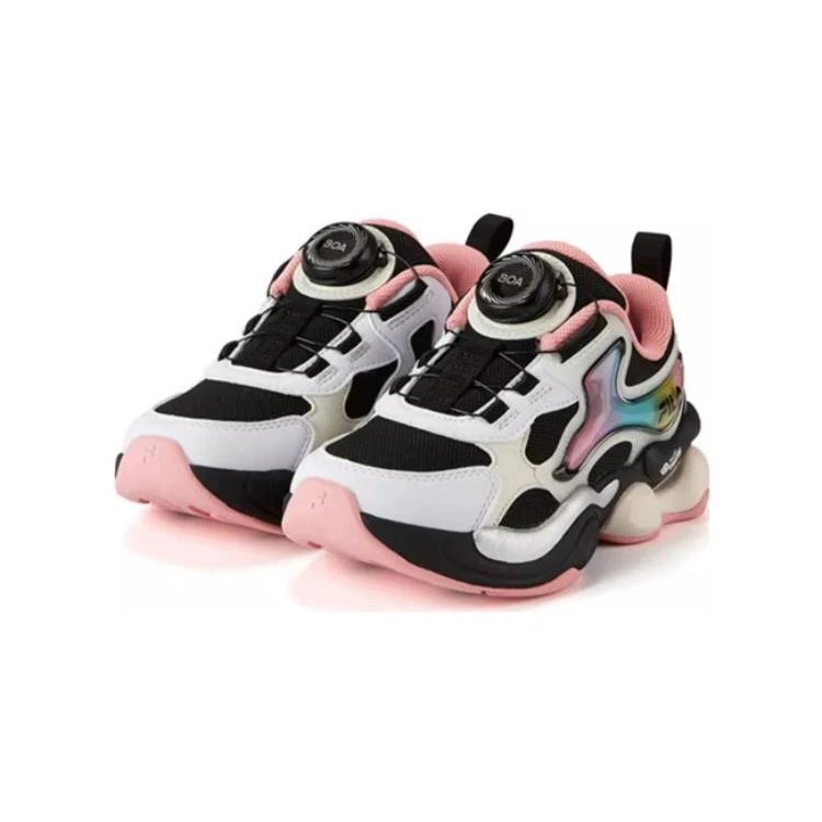Zapatillas casuales «Blanco, Negro, Rosa»