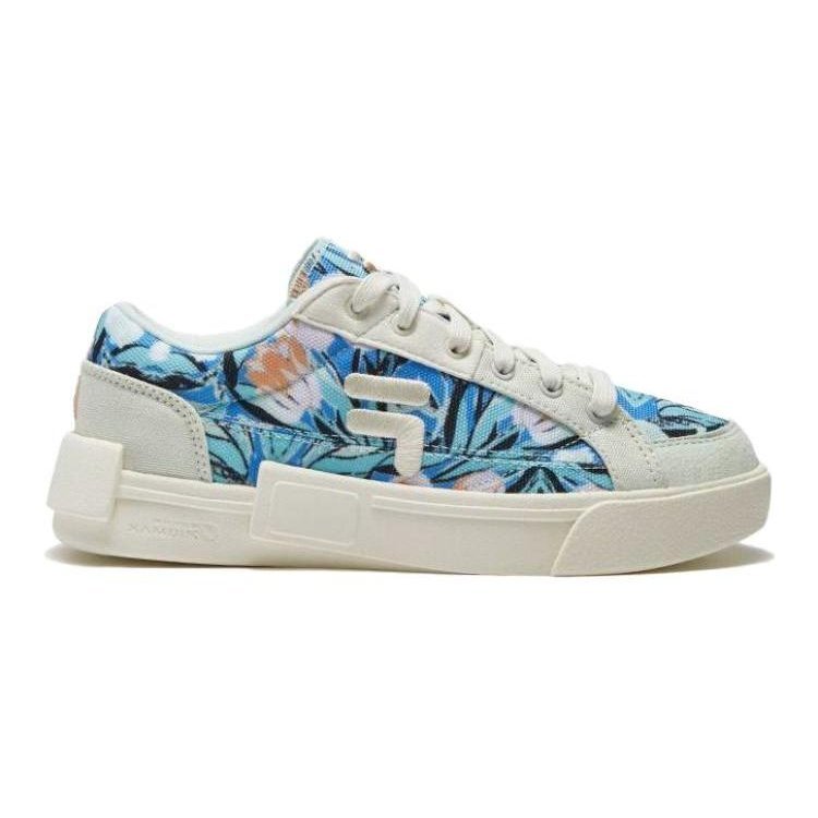 Zapatillas casuales de skate «Blanco Azul»