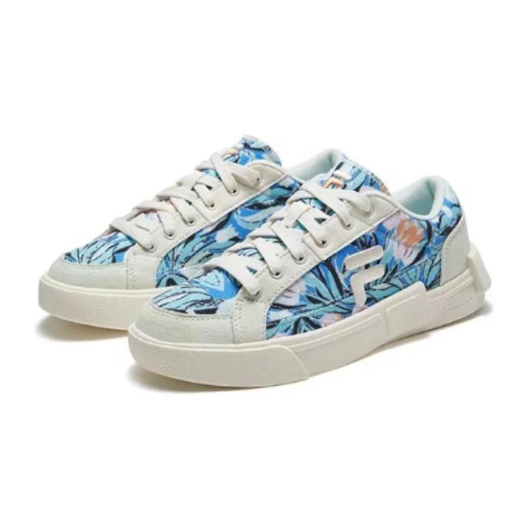 Zapatillas casuales de skate «Blanco Azul»
