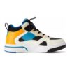 Zapatillas casuales de skate de caña alta «White Black Orange»