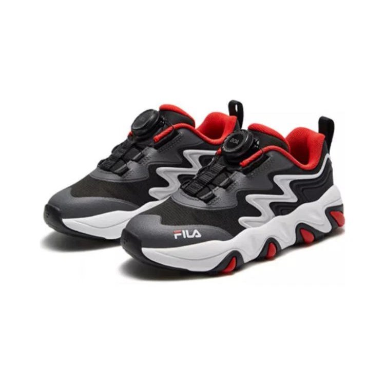 Zapatillas casuales Essential «Negro, gris y rojo»