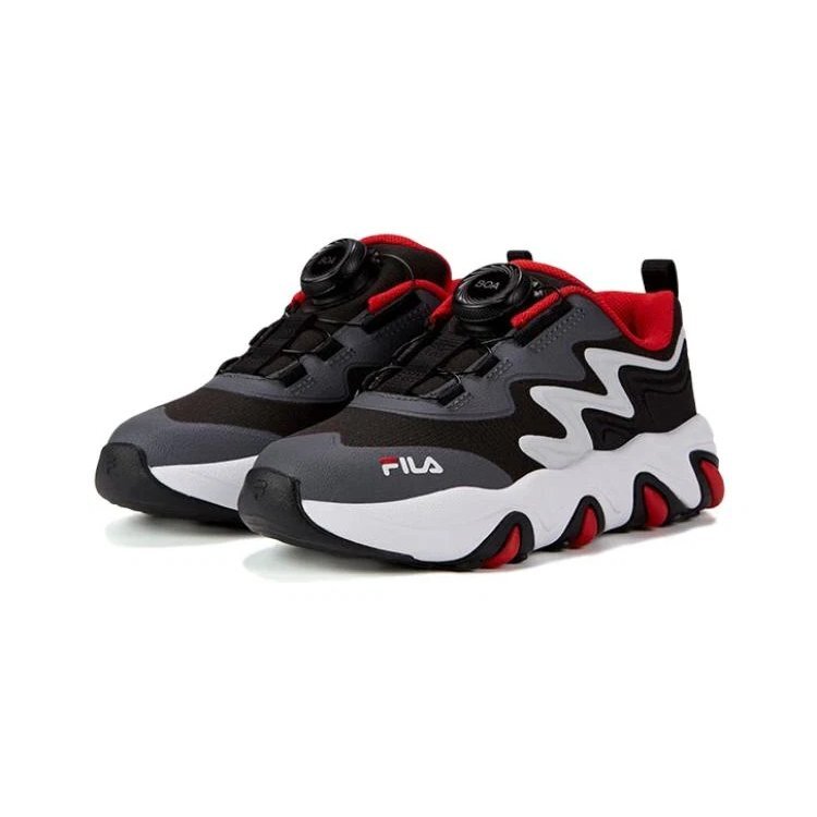 Zapatillas casuales imprescindibles «Gris, negro y rojo»