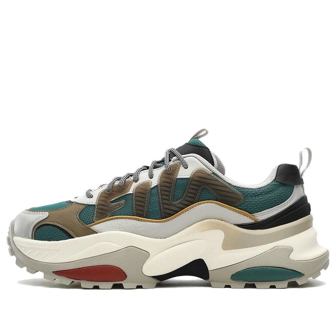 Zapatillas Cella «Beige, verde, marrón»