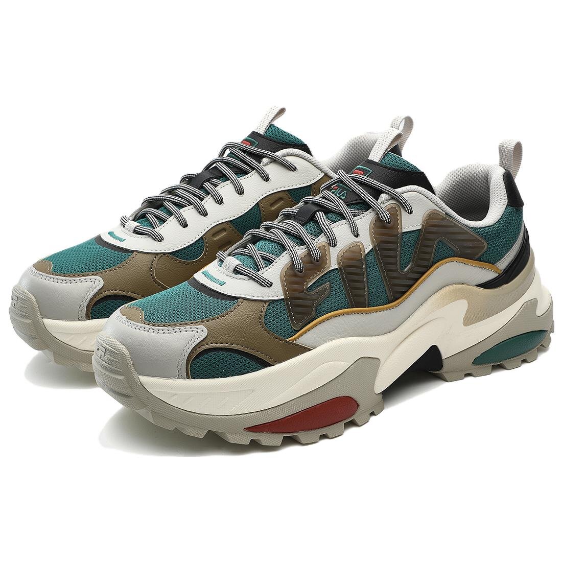 Zapatillas Cella «Beige, verde, marrón»