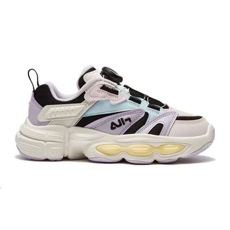 Zapatillas clásicas para correr «Blanco, lila y azul»