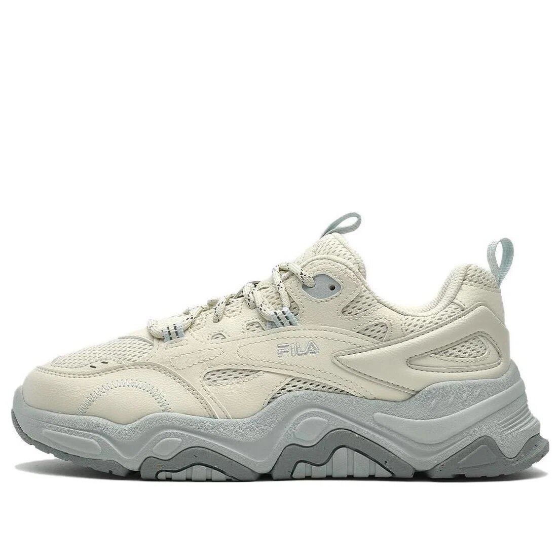 Zapatillas Collina «Blanco crema, azul y gris»