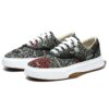 Zapatillas con estampado floral Negro/Verde