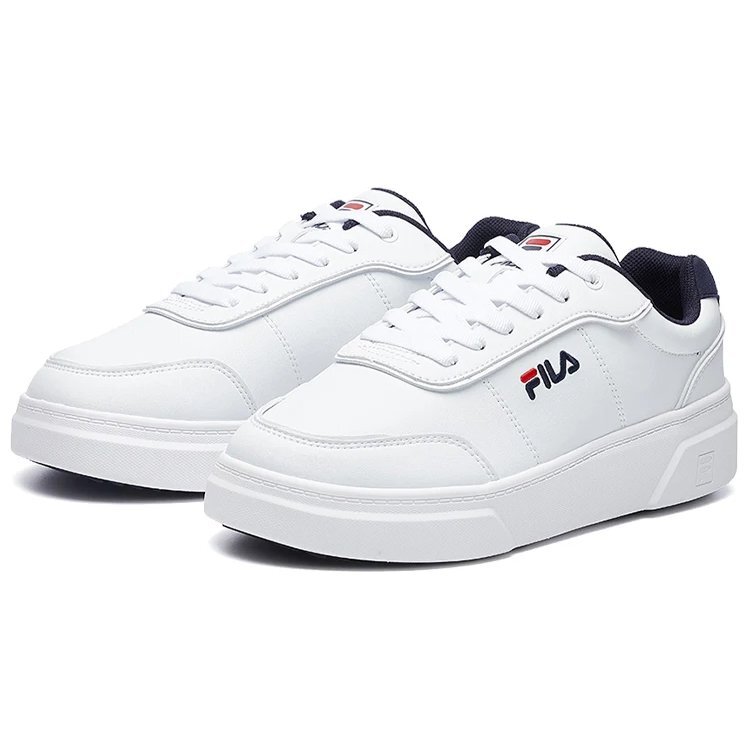 Zapatillas con plataforma, blancas