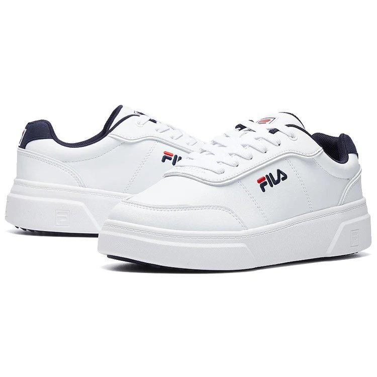 Zapatillas con plataforma, blancas